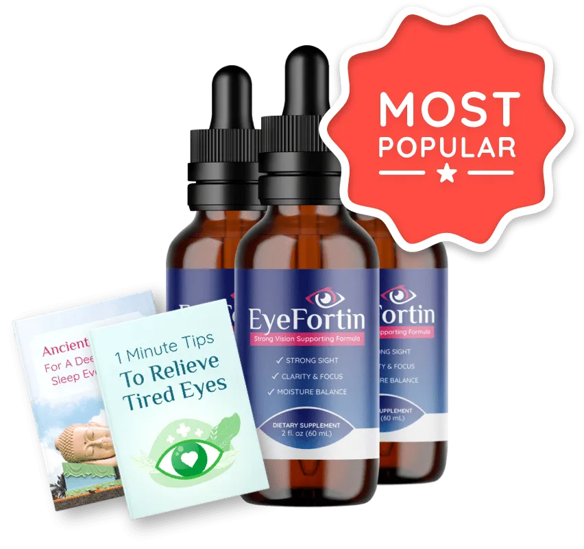 EyeFortin 3-bottle pack with bonus guides